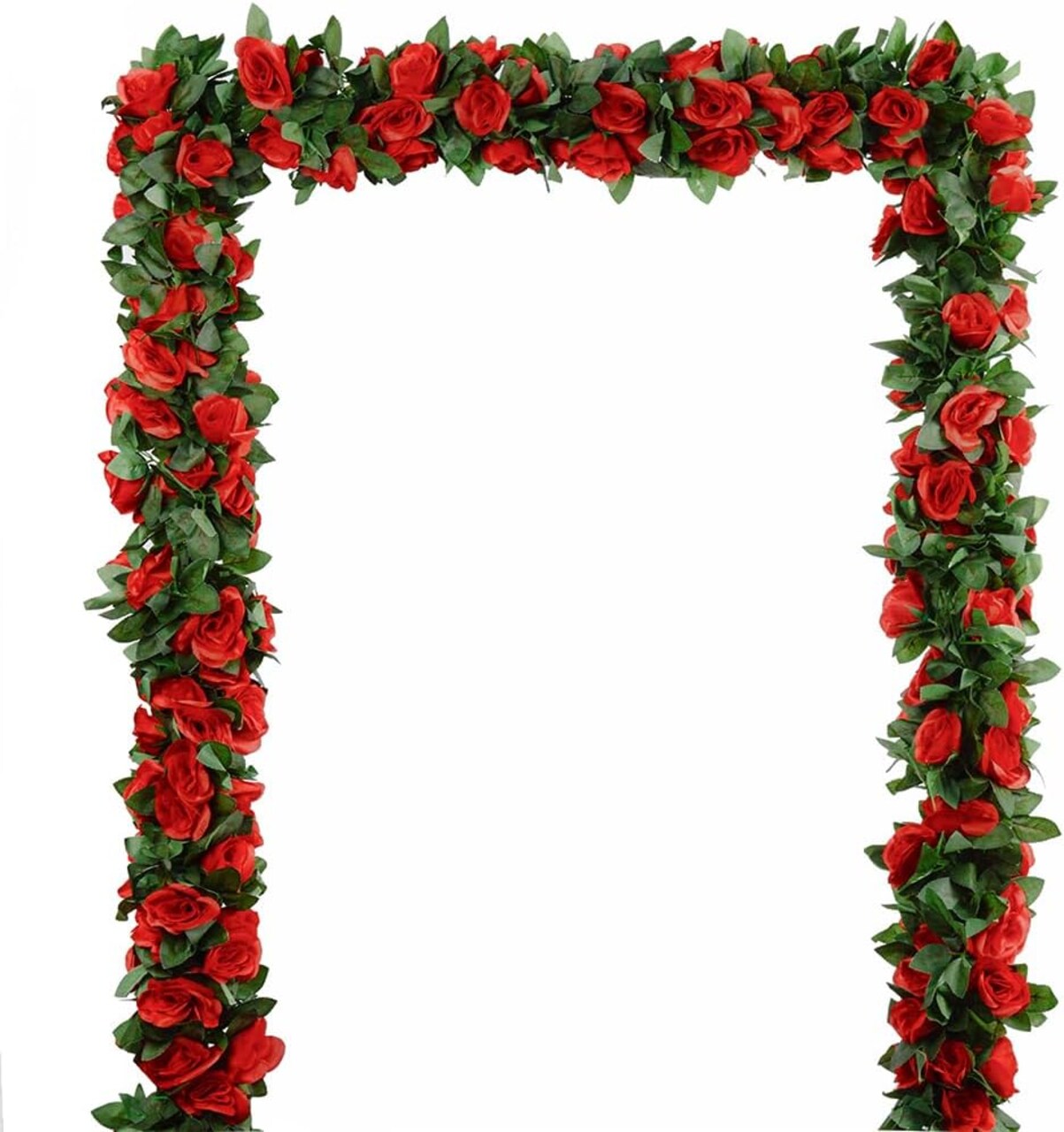 5Pcs(41FT) Flower Garland Artificial Rose Vine Garland Artificial Flowers for Wedding Party Arch Garden Floral Garlands Decor